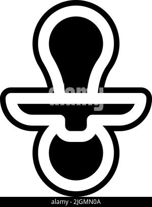Maternity pacifier icon . Stock Vector