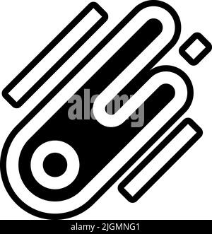 Natural disaster asteroids icon . Stock Vector
