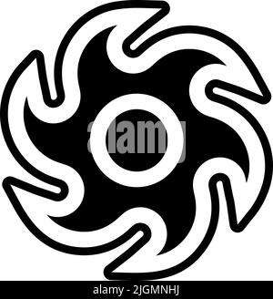 cyclone hurricane disaster glyph icon vector. cyclone hurricane ...