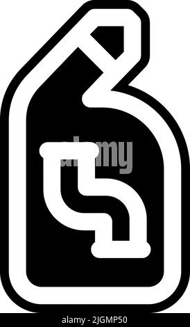 Plumber drain cleaner icon . Stock Vector