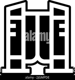 Public transportation turnstiles icon . Stock Vector