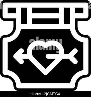 Tattoo studio tattoo artist icon . Stock Vector