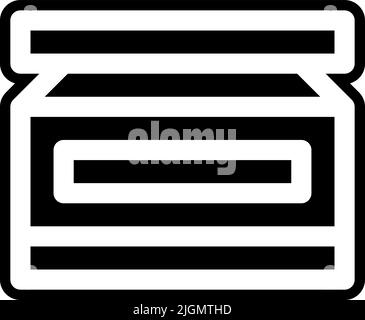 Tattoo studio cream icon . Stock Vector