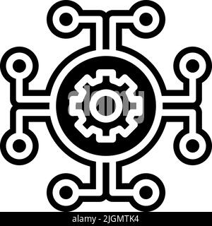 Strategic planning web maintenance icon . Stock Vector