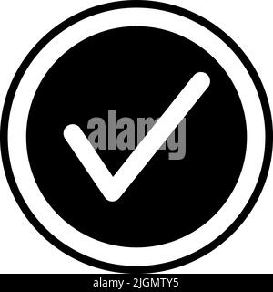 Ui check icon . Stock Vector