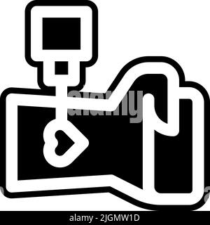 Tattoo studio tattoo icon . Stock Vector