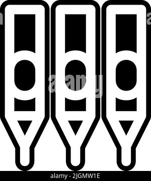 Tattoo studio cartridge icon . Stock Vector