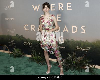 New York, United States. 11th July, 2022. British actress Daisy Edgar-Jones attends 'Where The Crawdads Sing' World Premiere Screening at Museum of Modern Art in New York City on July 11, 2022. Photo by Peter Foley/UPI Credit: UPI/Alamy Live News Stock Photo