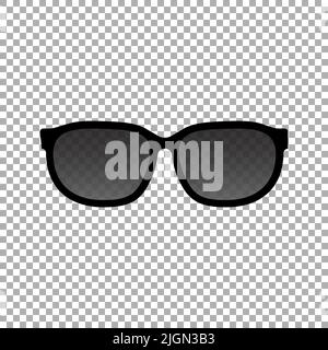 Sun glasses icon. Sunglasses vector icon isolated Stock Vector