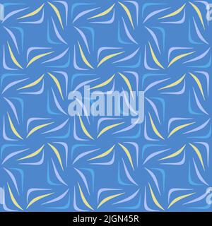 Simple and elegant ornament of abstract lines for decorating any surface. Seamless stroke pattern for prints, textile, web, advertising and any design Stock Vector