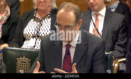 File photo dated 6/1/2016 of Sir James Bevan, Environment Agency Chief Executive Officer who will warn that humanity is closer than ever to irreversible climate breakdown 60 years on from the birth of the modern environmental movement. In a speech to environmental think tank Green Alliance in London on Tuesday, Sir James will say the biodiversity crisis poses an existential threat to human survival. Issue date: Tuesday July 12, 2022. Stock Photo