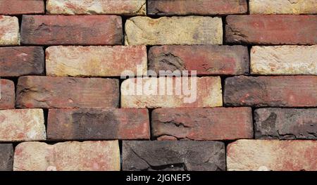 Clinker bricks wall. Brick wall textured background. Stock Photo