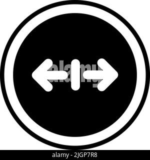 Arrows shrink icon . Stock Vector