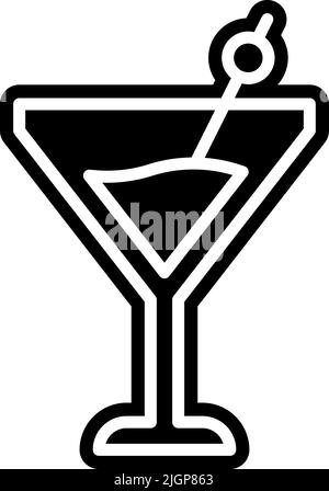 Auction drink icon . Stock Vector