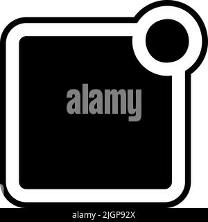Basic ui notification icon . Stock Vector