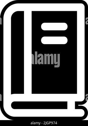 Basic ui book icon . Stock Vector