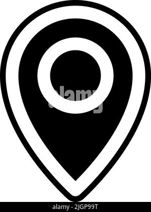 Basic ui location icon . Stock Vector