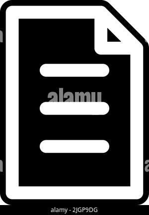 Basic ui paper icon . Stock Vector