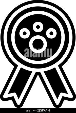 Cats medal icon . Stock Vector
