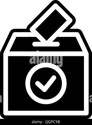 Corruption vote icon . Stock Vector