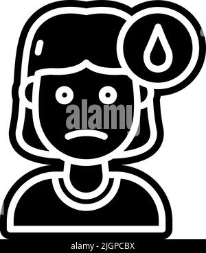 Diseases anemia icon . Stock Vector