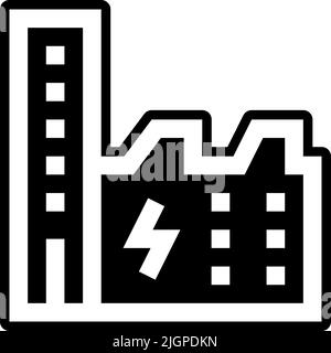 Electrician tools and elements electric factory icon . Stock Vector