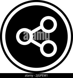 Essential element share icon . Stock Vector