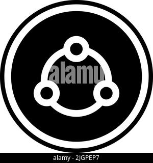 Essential element sync icon . Stock Vector