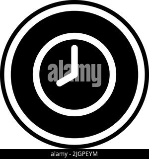 Essential element clock icon . Stock Vector