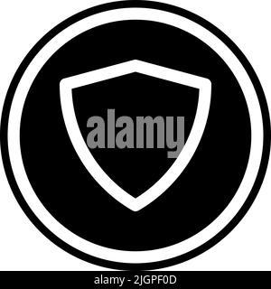 Essential element shield icon . Stock Vector