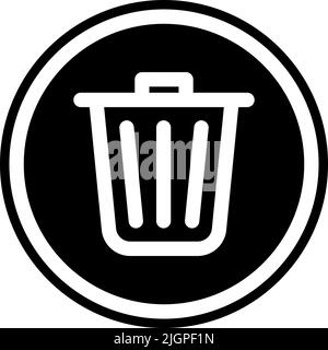 Essential element delete icon . Stock Vector