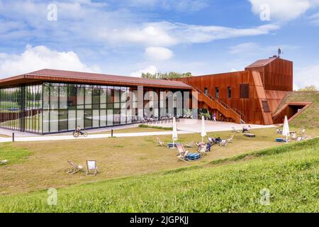 The Karcher Hala Cracovia, a multipurpose arena complex in Krakow, Poland. Stock Photo