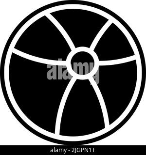 Summer ball icon . Stock Vector