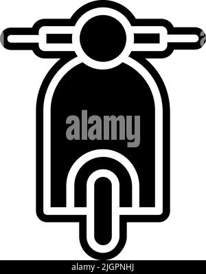 Tour and travel vespa scooter icon . Stock Vector