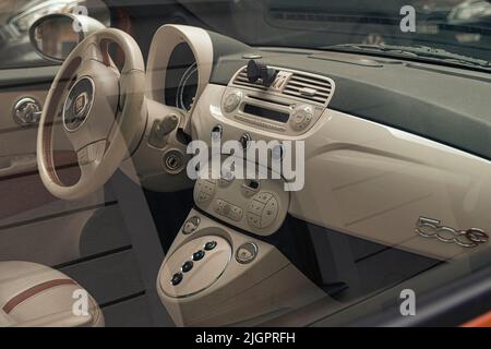 Fiat 500e Stock Photo