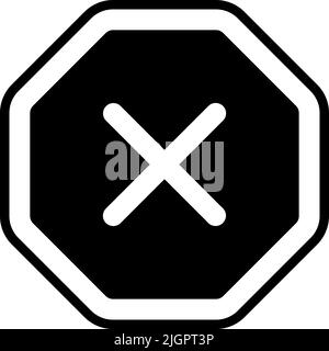 User interface error icon . Stock Vector