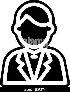 Wedding groom icon . Stock Vector