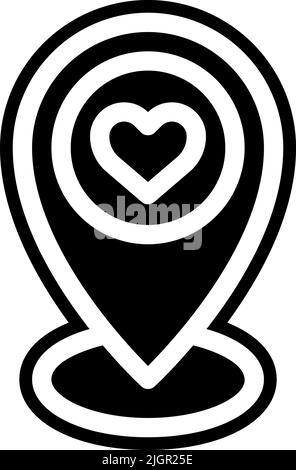 Wedding location icon . Stock Vector
