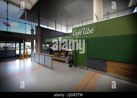 Jersey Airport Departures The Channel Islands Stock Photo