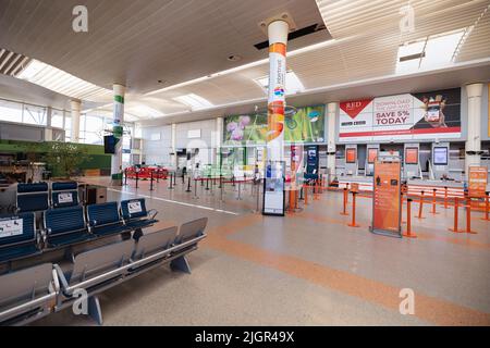 Jersey Airport Departures The Channel Islands Stock Photo