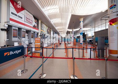 Jersey Airport Departures The Channel Islands Stock Photo