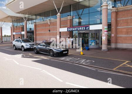 Jersey Airport Departures The Channel Islands Stock Photo