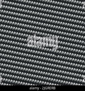 Texture web background stylish carbon fiber - Vector illustration Stock Vector