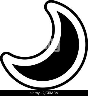 Application interface night mode icon . Stock Vector