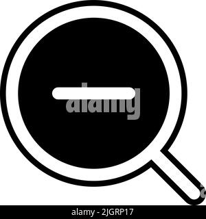 Camera zoom out icon . Stock Vector