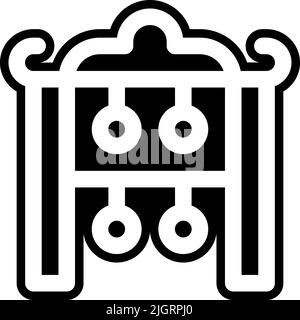 Chinese wedding yunluo icon . Stock Vector
