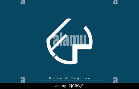 Alphabet letters Initials Monogram logo FW ,WF Stock Vector
