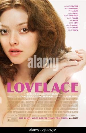 AMANDA SEYFRIED POSTER, LOVELACE, 2013 Stock Photo