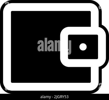 Essential app wallet icon . Stock Vector