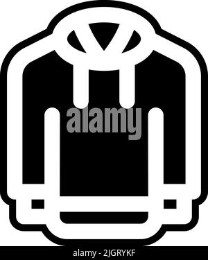 Fashion hoodie icon . Stock Vector